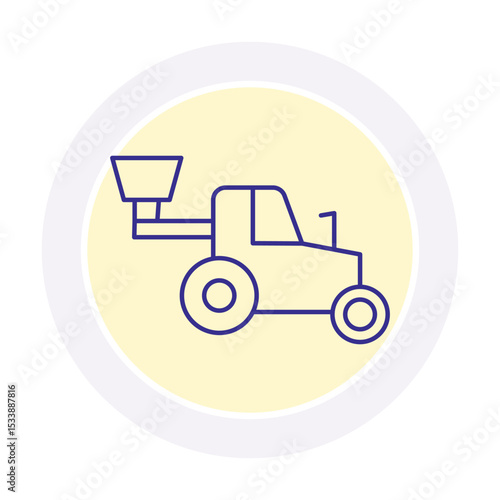 Seed Drill vector, pixel perfect, illustrator file 
