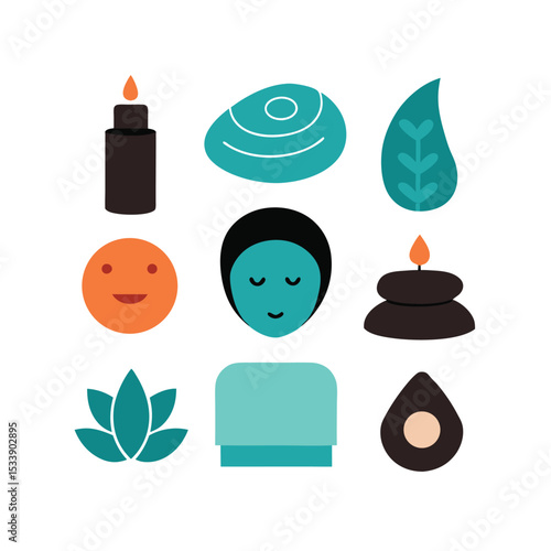 different spa vector element set of 1 spa