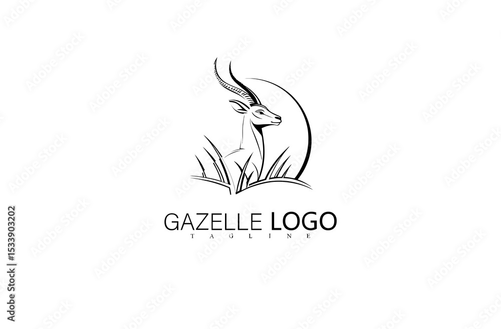 Nimble Gazelle Silhouette Logo in Jumping Motion Vector Illustration. Elegant Wildlife Animal Design for Nature Brand, Sleek Outdoor Logo Identity, or Modern Minimalist Branding Emblem.
Nimble Gazelle Silhouette Logo in Jumping Motion Vector Illustration. Elegant Wildlife Animal Design for Nature Brand, Sleek Outdoor Logo Identity, or Modern Minimalist Branding Emblem.
