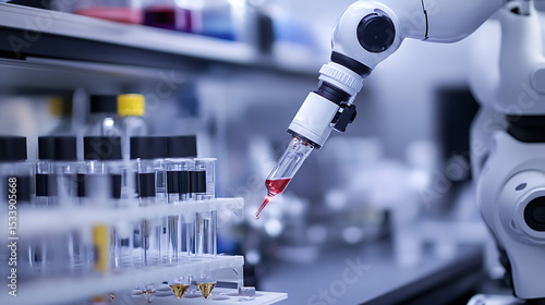 Automated Robot Arm Transferring Liquid in a Laboratory Setting