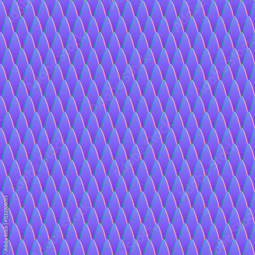 Scale pattern normal map (perfect seamless pattern)