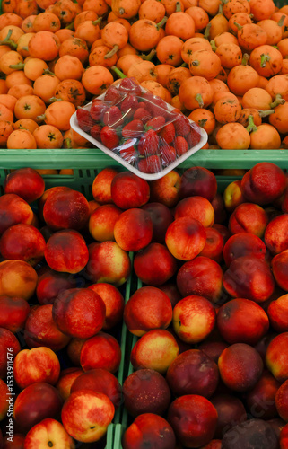 Fruit shop in a Spanish neighborhood