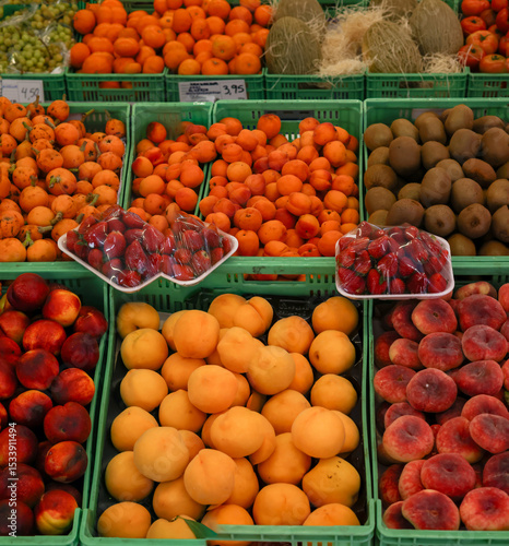 Fruit shop in a Spanish neighborhood
