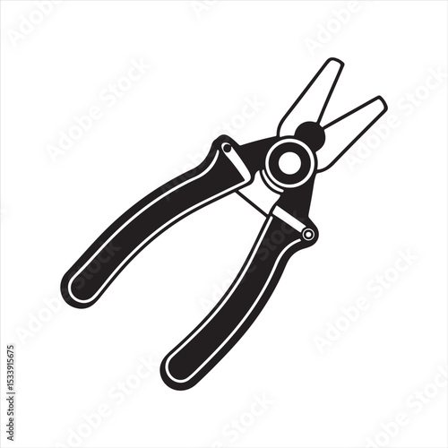 manual cable cutter silhouette