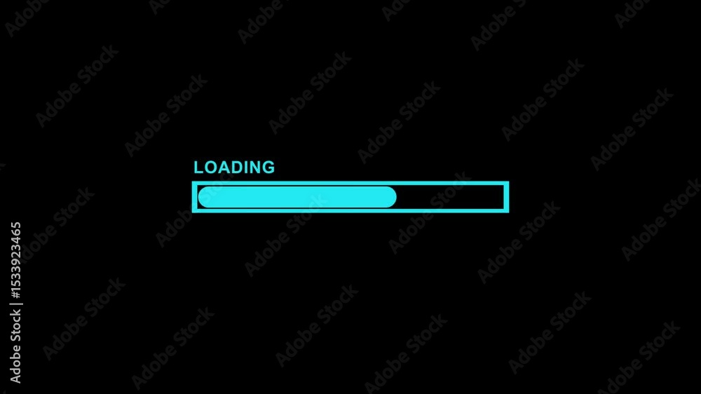 Illustration of a loading bar Animation Illustration of a loading bar Animation