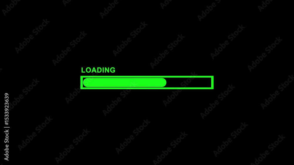 Illustration of a loading bar Animation Illustration of a loading bar Animation
