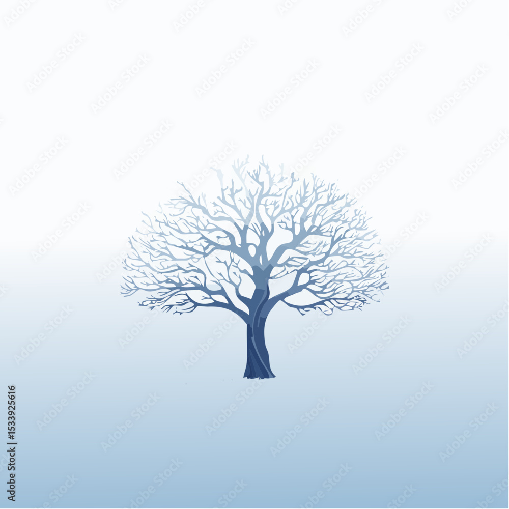 Fototapeta premium solitary tree in winter
