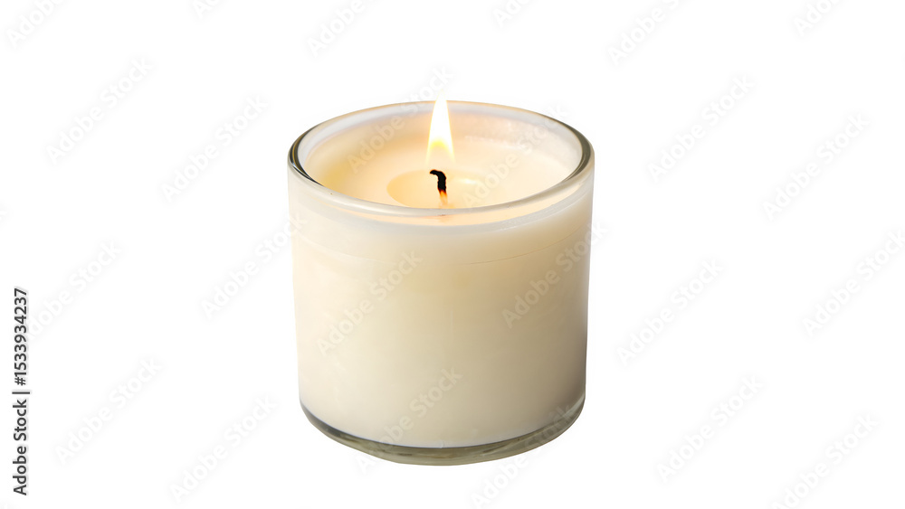 candle on a white background candle on a white background