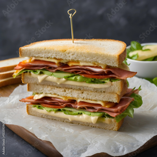 ham and cheese sandwich