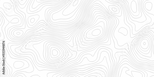Black and white lines seamless Topographic map patterns, topography line map. Vintage outdoors style. The stylized height of the topographic map contour in lines and contours isolated on transparent.