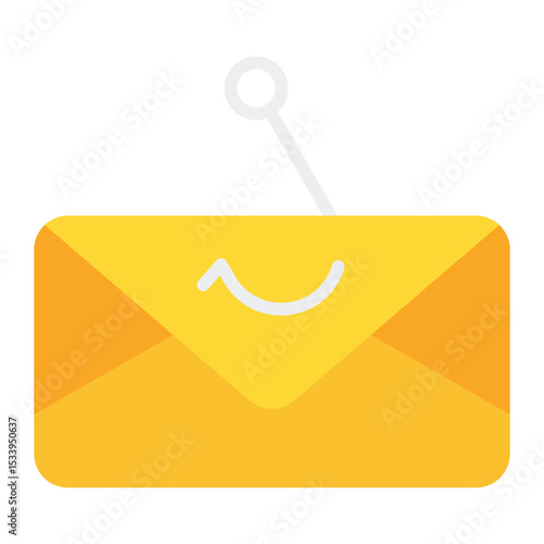 Phishing icon. Online scam alert. Cyber threat and fraudulent emails