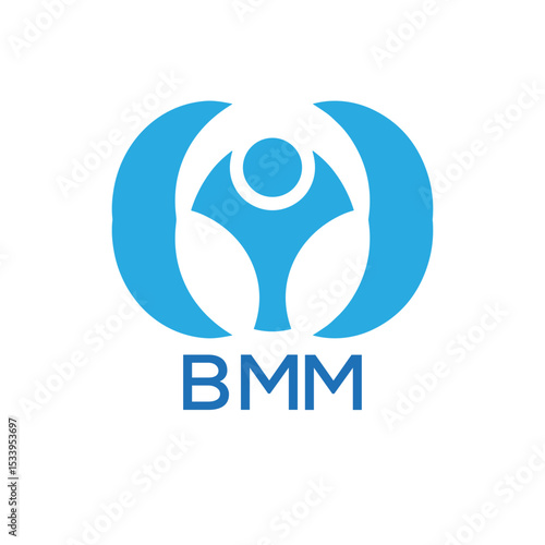 Initial BMM Letter Linked Logo for business and company identity. Modern BMM Letter Logo Vector Template with modern trendy golden logo.
