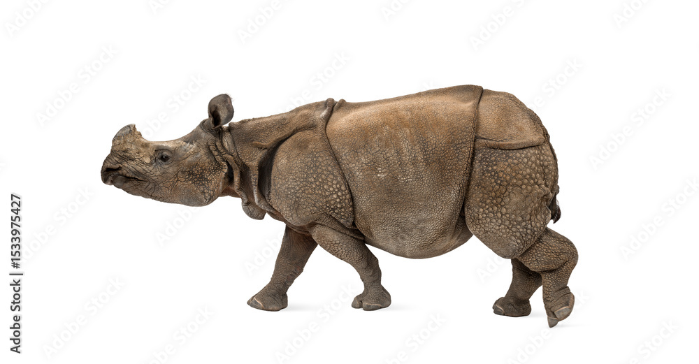 Fototapeta premium Indian one-horned rhinoceros