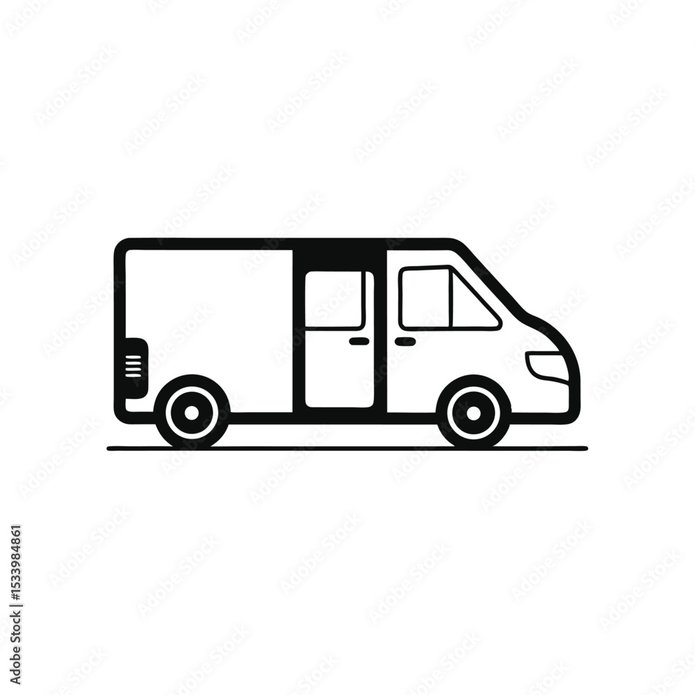 truck icon vector illustration with transparent background truck icon vector illustration with transparent background