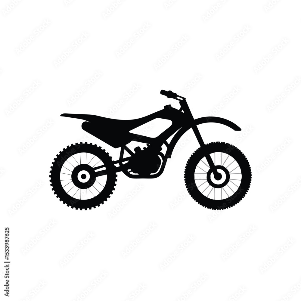 Fototapeta premium motorcycle vector illustration with transparent background
