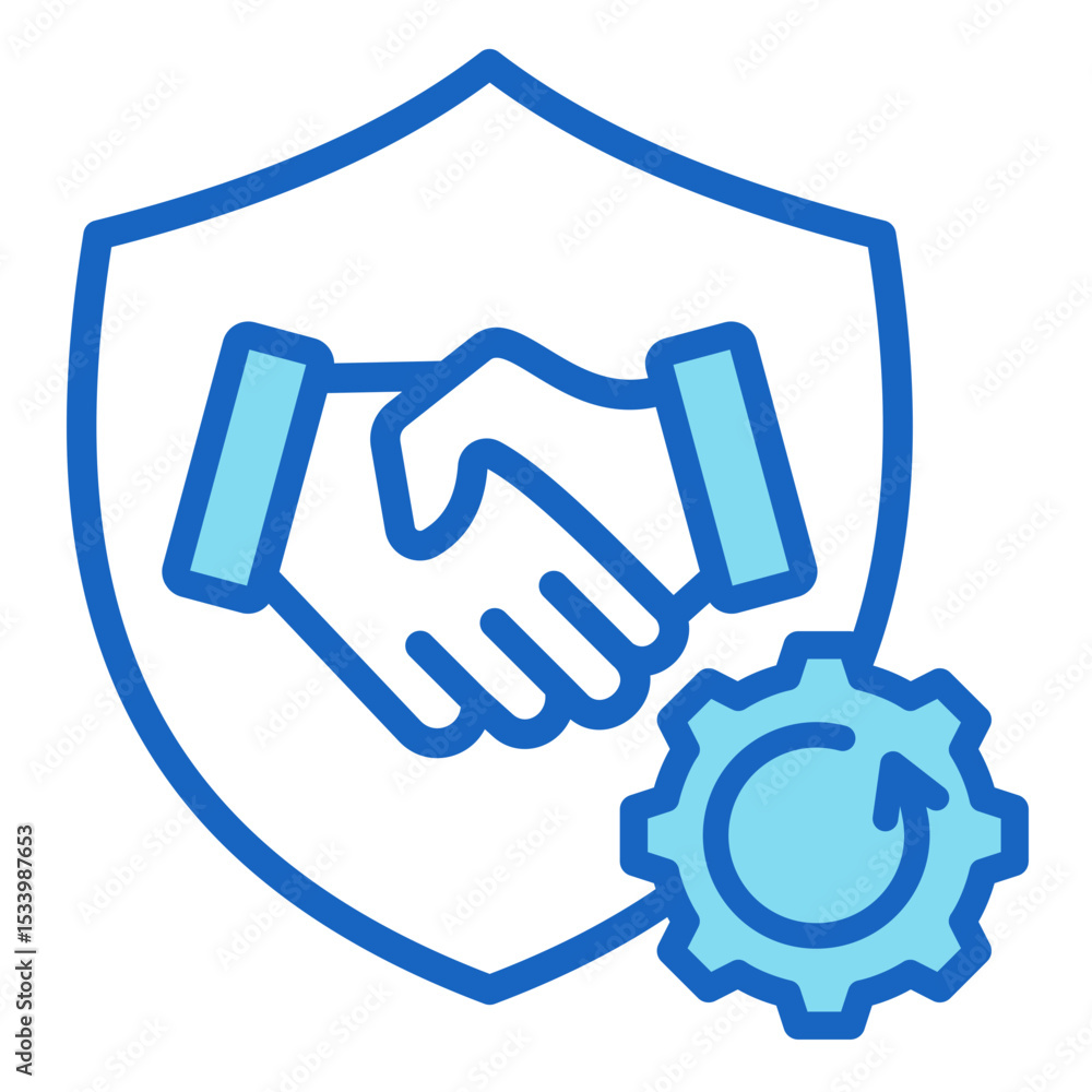 Obraz premium Business Shield Icon Element For Design 