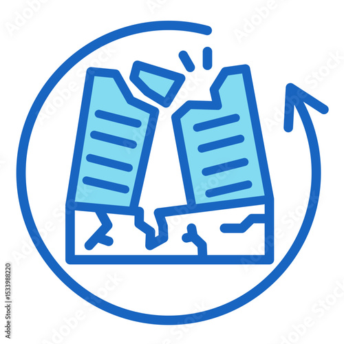 Disaster  Icon Element For Design	