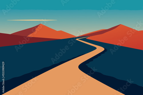 road to the mountains