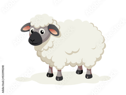 Wallpaper Mural vector illustration of sheep Torontodigital.ca