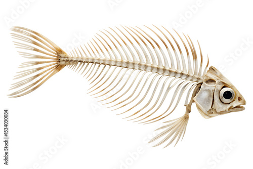 Wallpaper Mural Detailed Fish Skeleton Anatomy, Structure, and Bone Detail Torontodigital.ca