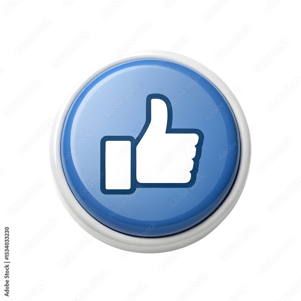 Like icon isolated on a transparent background Like icon isolated on a transparent background