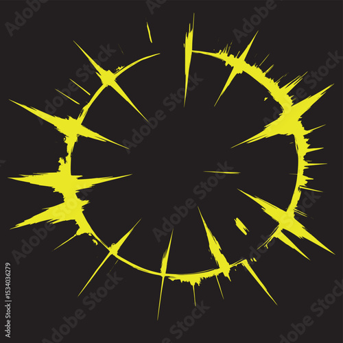 explosion effect anime yellow flash of light effect anime