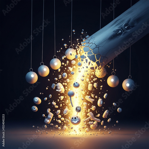 Exploding Cylinder with Glo...