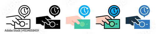 Pay Later icon multiple style 
