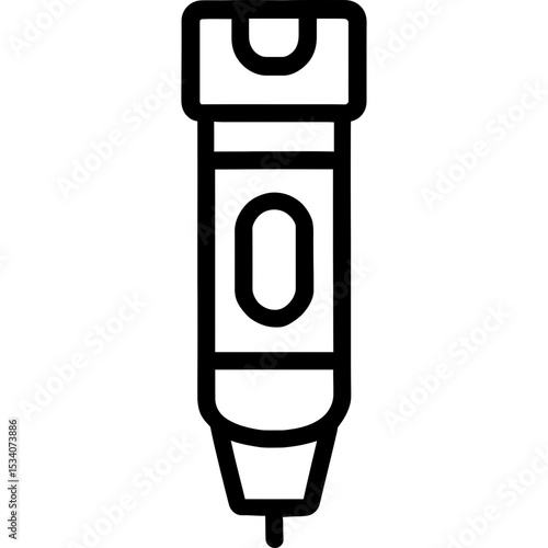 EpiPen auto-injector icon in vector style