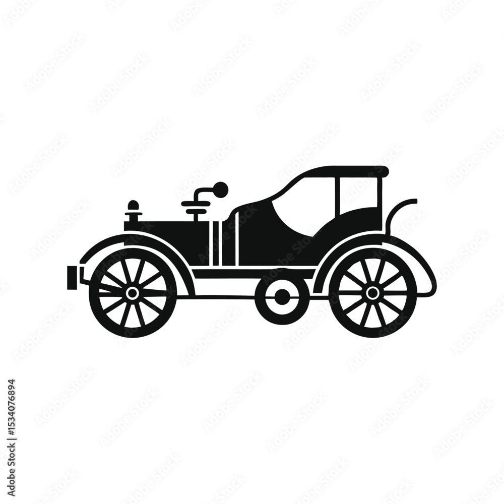 Fototapeta premium retro car vector
