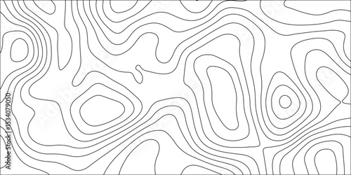 Panorama view gradient multicolor wave curve lines banner background design. Abstract geography curve wave line vector illustration. Geography contour map linear background vector illustration.	