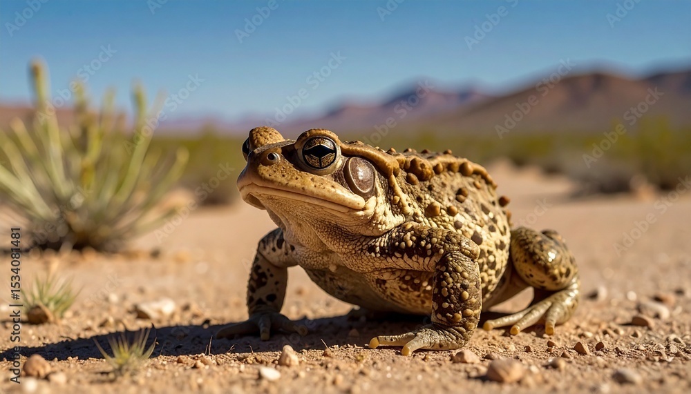 Fototapeta premium frog on the ground