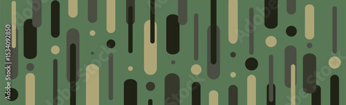 Abstract background khaki different geometric shapes - Vector illustration