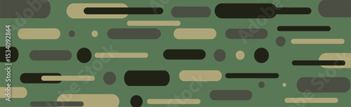 Abstract background khaki different geometric shapes - Vector illustration