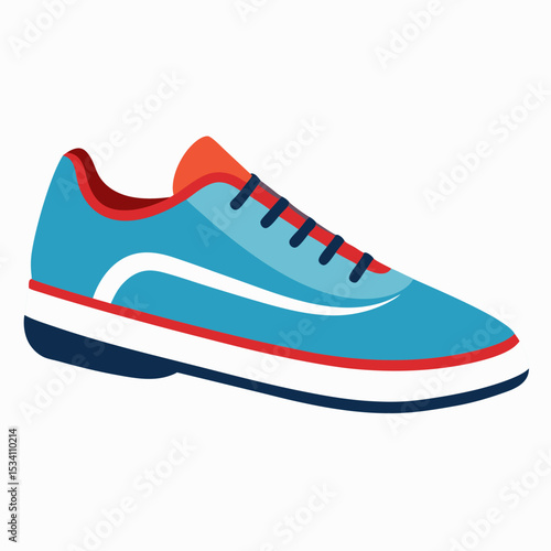 White Background Shoe Vector
