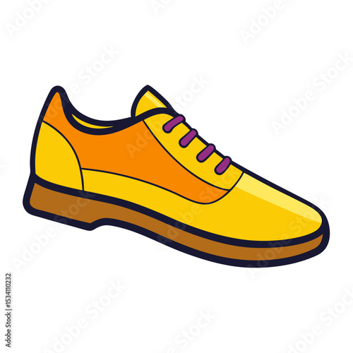 White Background Shoe Vector