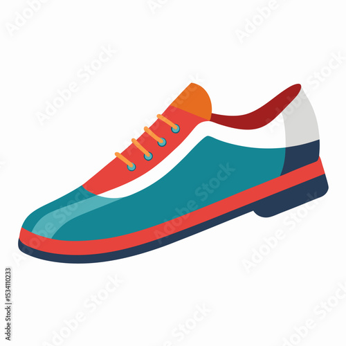 White Background Shoe Vector