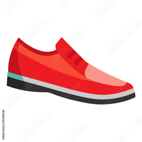 White Background Shoe Vector