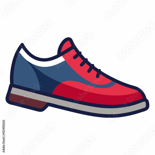 White Background Shoe Vector