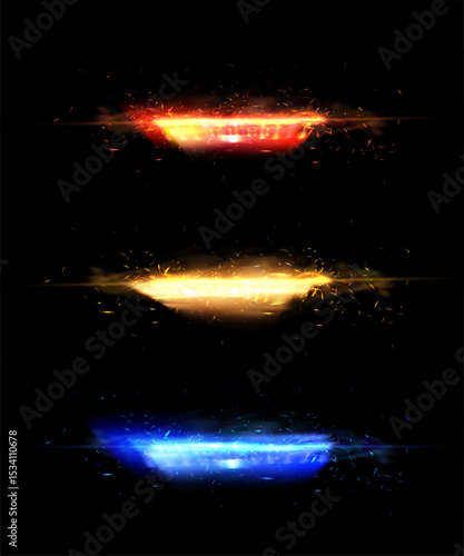 Bright energetic bursts of laser energy with sparks and magical effects. Suitable for visual effects in games, fantasy battles and cyberpunk interfaces.
