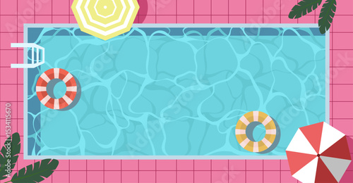 Summer swimming pool