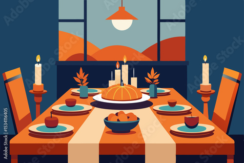 table setting for a party