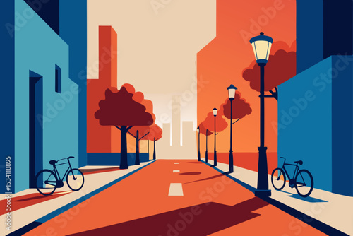 road in the city