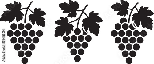 Three Silhouettes of Couples Embracing Passionately