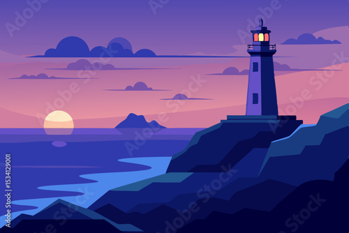 lighthouse on the coast