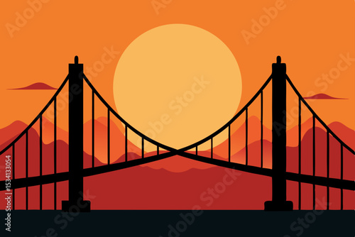 golden gate bridge at sunset