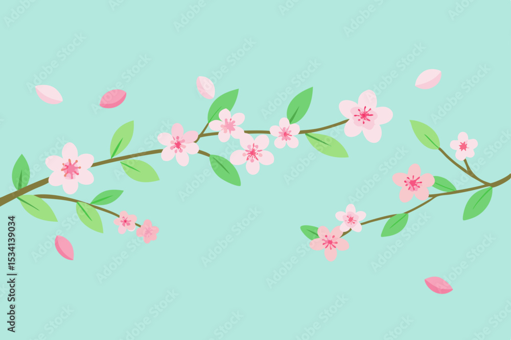 Fototapeta premium cherry blossom background