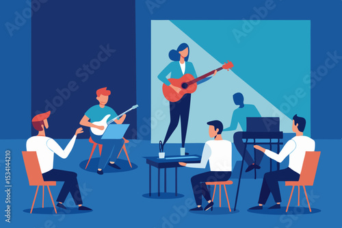 business man and woman