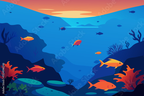 fish in the water