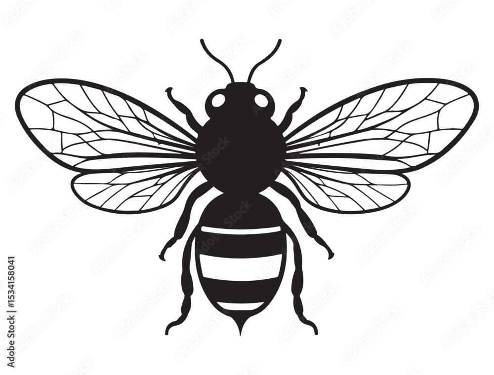 HONEY BEE SILHOUETTE HONEY BEE SILHOUETTE